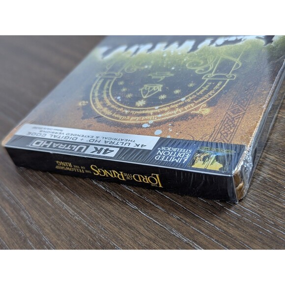 Lord of the Rings Fellowship of the Ring Theatrical & Extended Version Steelbook - Picture 4 of 5